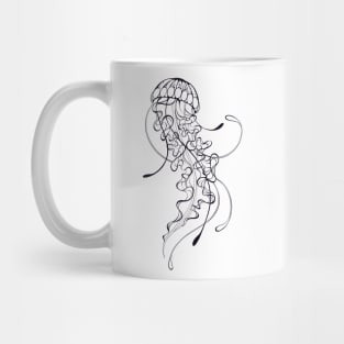 Contour Jellyfish Mug